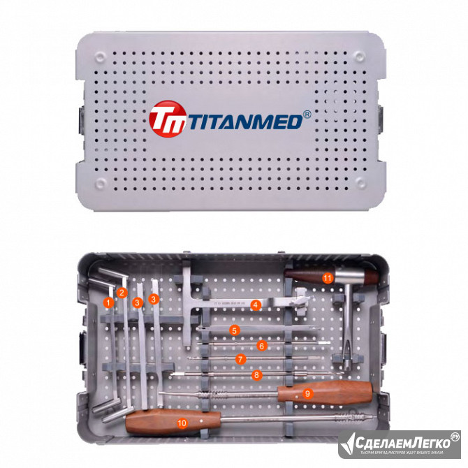 A32000 PLATINUM™ Комплект инструментов для установки затылочной пластины Москва - изображение 1