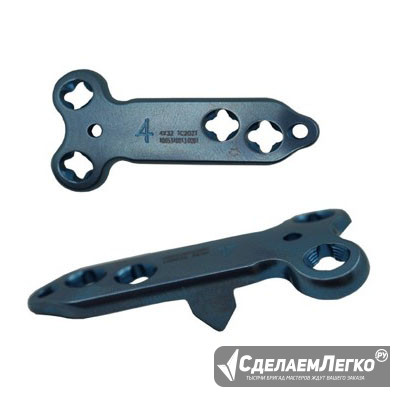 2.4/2.7мм Мини-пластина для остеотомии с открытым клином VA, блокированная Москва - изображение 1