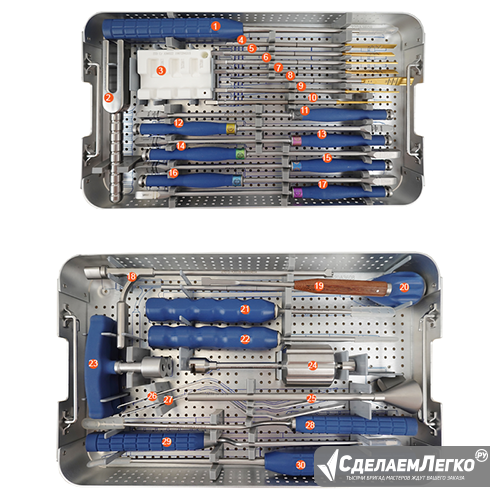 A36000 Набор инструментов для тораколюмбарного кейджа Москва - изображение 1
