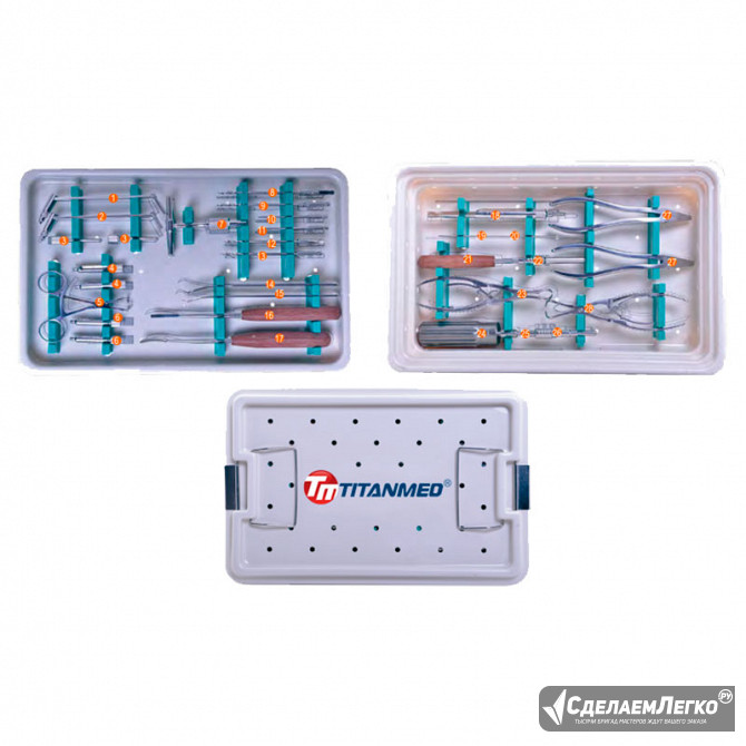 C35000 2.4 / 2.7мм Комплект инструментов для установки компрессионных пластин Москва - изображение 1