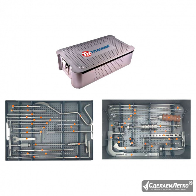 D22000 Комплект инструментов для установки антеградного штифта и проксимального бедренного штифта дл Москва - изображение 1