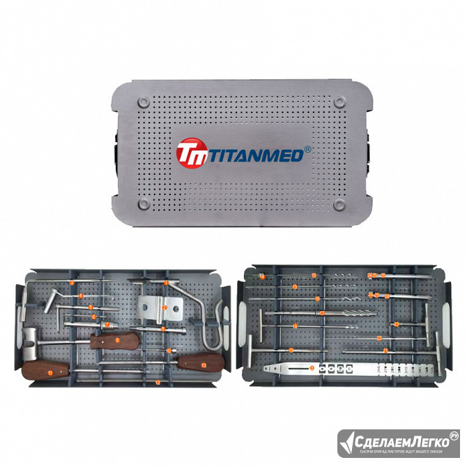 D25000 Комплект инструментов для установки тибиального штифта Москва - изображение 1