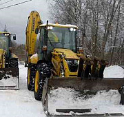 Снег, уборка снега с улиц и площадей Москва