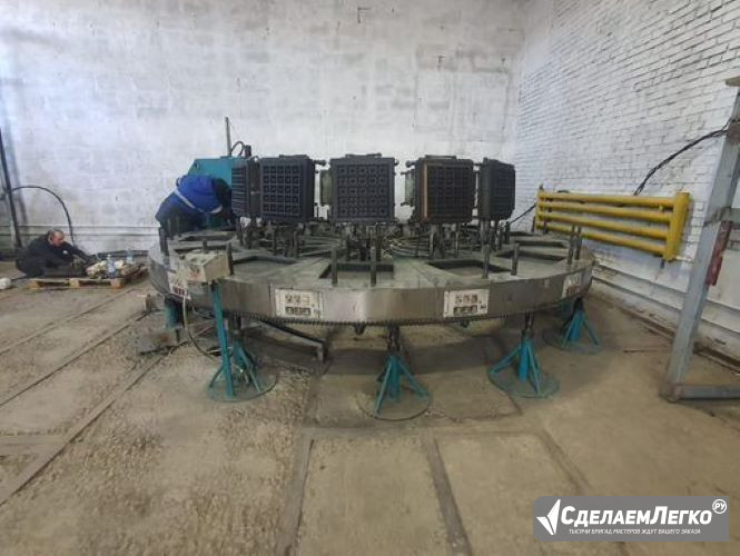 Вибропресс SAGAMA TORO для производства плитки. Отличное состояние! Новосибирск - изображение 1