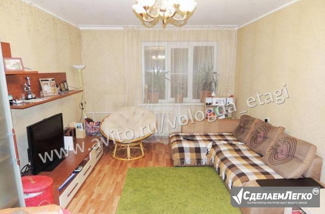 3-к квартира, 92.2 м², 4/4 эт. Вологда - изображение 1