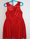 Праздничное красное платье нм, р 128 Самара