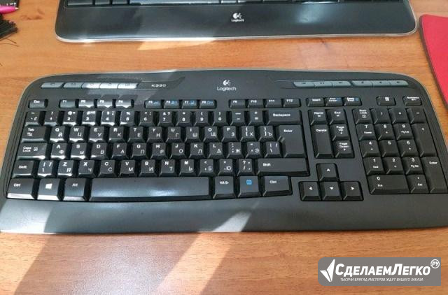 Комплект клави и мышь Logitech k330 обмен Тюмень - изображение 1