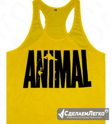 Майка-борцовка для занятий спортом animal M - изображение 1