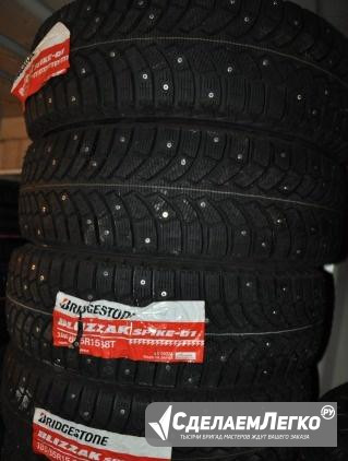 Новые зимние шип. шины 185/65 R15 Bridgestone Нижний Новгород - изображение 1