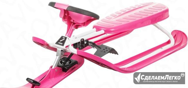 Снегокат Stiga Snow racer Color Pro Pink Москва - изображение 1