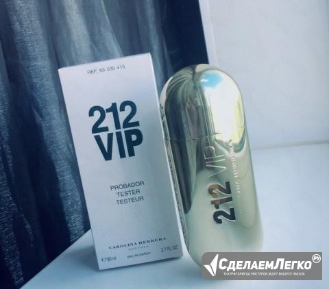 Carolina Herrera 212 VIP 80 мл tester Тверь - изображение 1