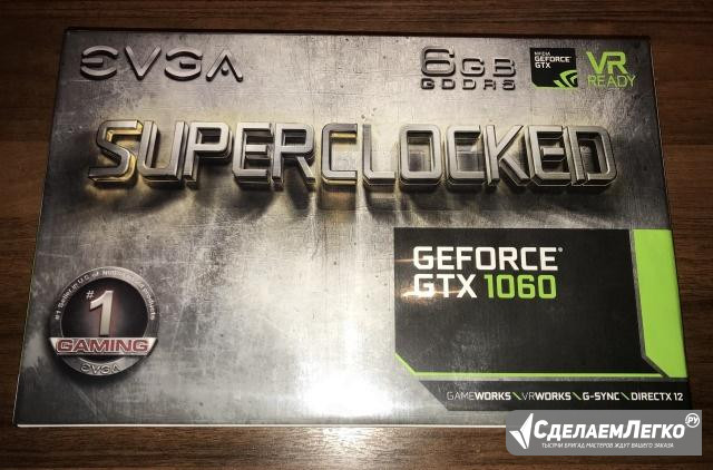 Evga GeForce GTX 1060 SC gaming 6Gb Москва - изображение 1