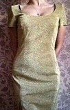 Золотое коктейльное платье Daniel Ricci Екатеринбург