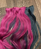 Тресы локаны натуральный волос цветные Бийск