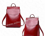 Сумка-рюкзак из экокожи, бордового цвета Новосибирск