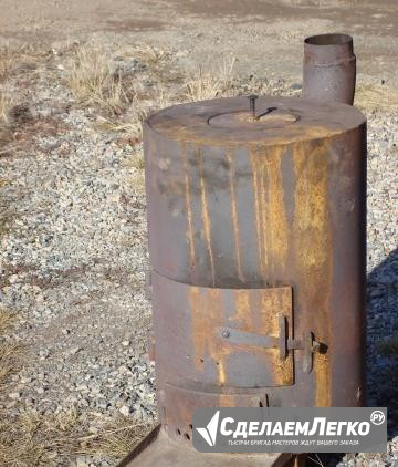 Продам новую печь буржуйку из толстого металла Братск - изображение 1