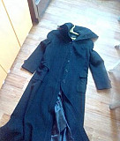 Длинное черное кашемировое пальто Благовещенск