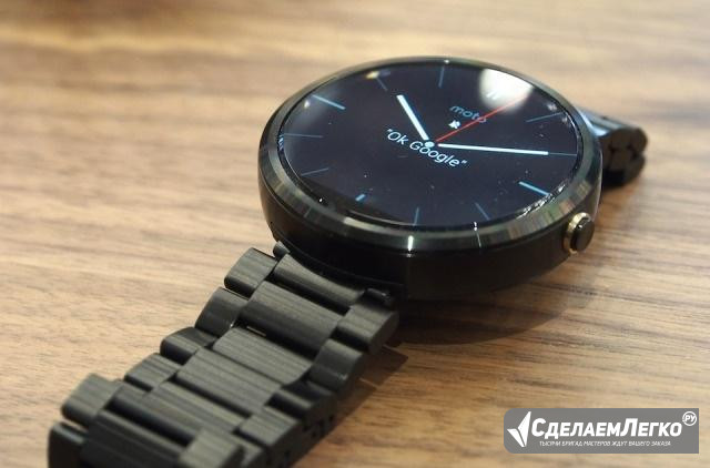 Смартчасы Moto 360 1st (Black Metal) Комсомольск-на-Амуре - изображение 1