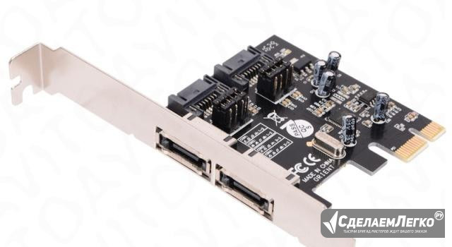 Контроллер PCI-E TO 2 SATA Тверь - изображение 1