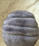 Женская шапка (берет) из серо- голубой норки Хабаровск