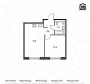 1-к квартира, 41.4 м², 1/16 эт. Москва