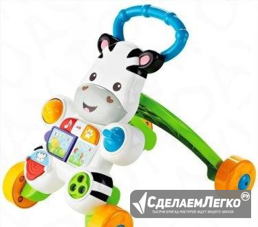 Ходунки-каталка Fisher Price Зебра Барнаул - изображение 1