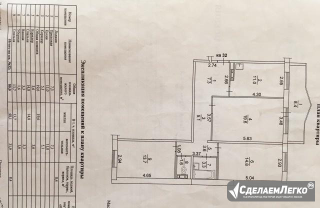 3-к квартира, 80 м², 9/10 эт. Томск - изображение 1