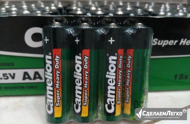 Солевая батарейка AA Camelion 1,5V Москва - изображение 1