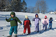 Комплект лыжный детский Олимпик-спорт с палками Курск