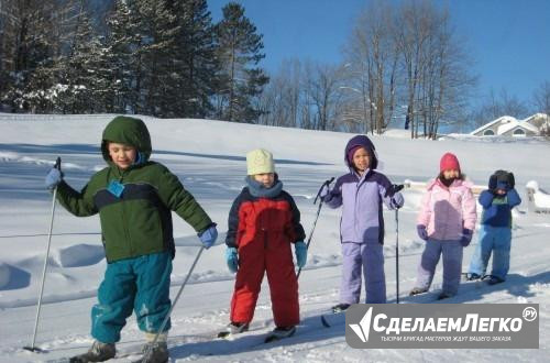 Комплект лыжный детский Олимпик-спорт с палками Курск - изображение 1