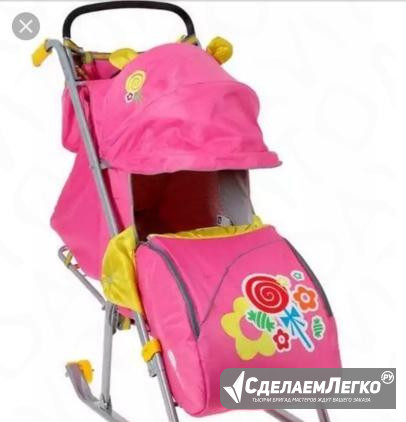 Продам санки-коляску ника Братск - изображение 1
