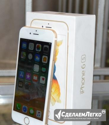 Apple iPhone 6S 16Gb Gold восстановленный Челябинск - изображение 1