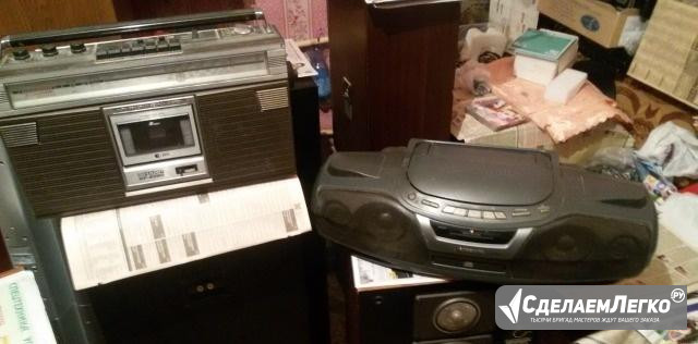 Магнитола Sharp GF6060HB,1980г и "кобра"Panasonic Саратов - изображение 1