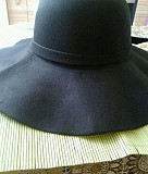 Шляпа женская чёрная с широкими полями Нижний Тагил