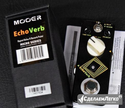 Гитарная педаль ревер/дилей Mooer EchoVerb Иркутск - изображение 1