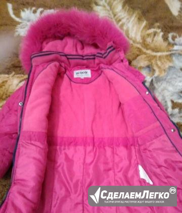 Продаётся зимняя куртка на девочку от 6 до 7 лет Верхний Мамон - изображение 1