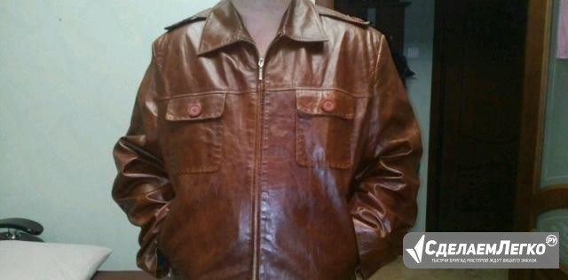 Кожаная куртка 50-52 Балашиха - изображение 1
