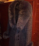 Пальто женское c меховым воротником и манжетами Волгоград