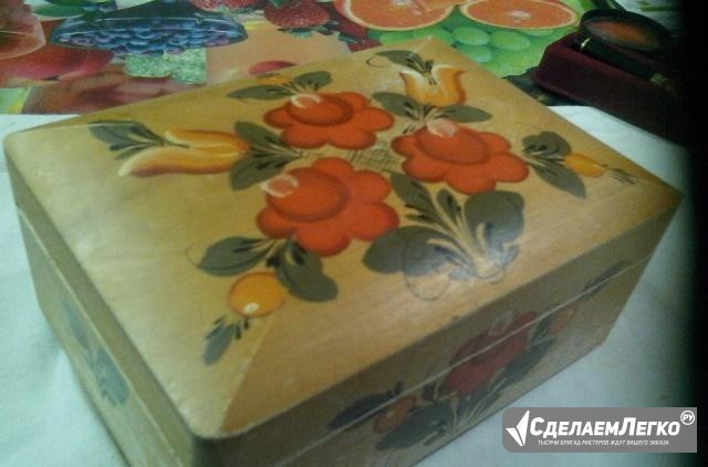 Шкатулка дерево старинная Тверь - изображение 1
