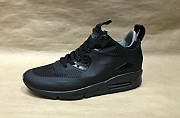 Кроссовки Nike Air Max 90 black зима Москва