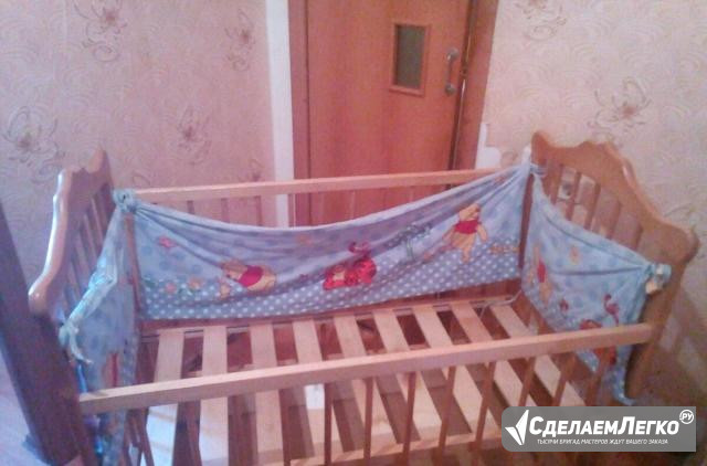 Детская кроватка в хорошем состоянии Чита - изображение 1