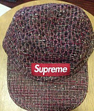 Кепка supreme "bright tweed" RED camp CAP FW12 Москва