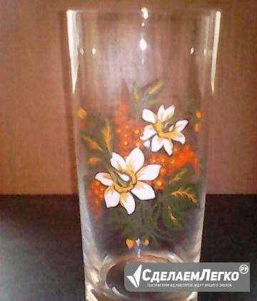 Стакан высокий(д/коктейлей) с принтом.5шт.(СССР) Сыктывкар - изображение 1
