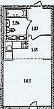 Студия, 27.9 м², 5/10 эт. Санкт-Петербург