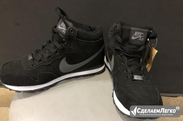 Продам мужские зимние кроссовки Nike на меху Хабаровск - изображение 1