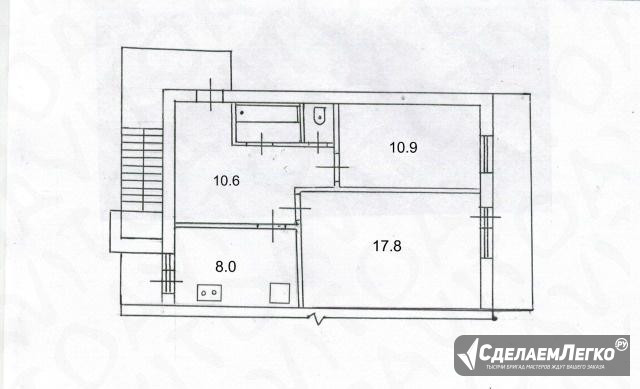 2-к квартира, 51 м², 1/5 эт. Благовещенск - изображение 1