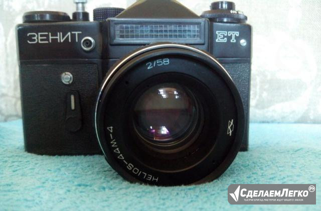 Фотоаппарат Зенит ET + объектив helios-44M-4 2/58 Барнаул - изображение 1