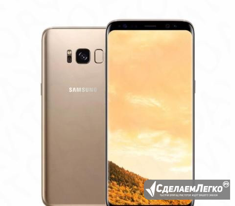 Samsung S8+ 64gb Gold Ростест Новый + аксессуары Москва - изображение 1