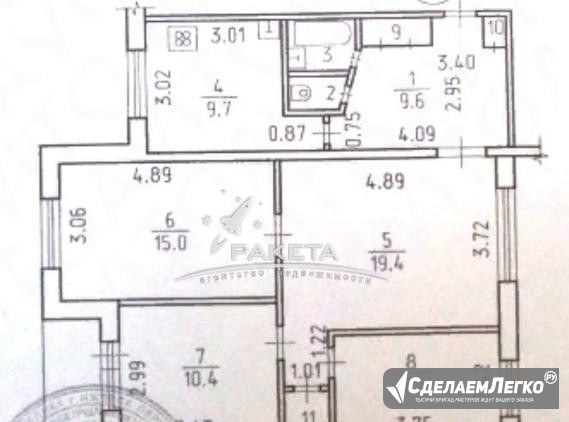 4-к квартира, 79 м², 4/9 эт. Ижевск - изображение 1