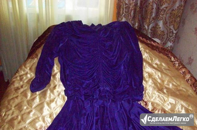 Платье выходное насыщенное фиолетовое Ухта - изображение 1